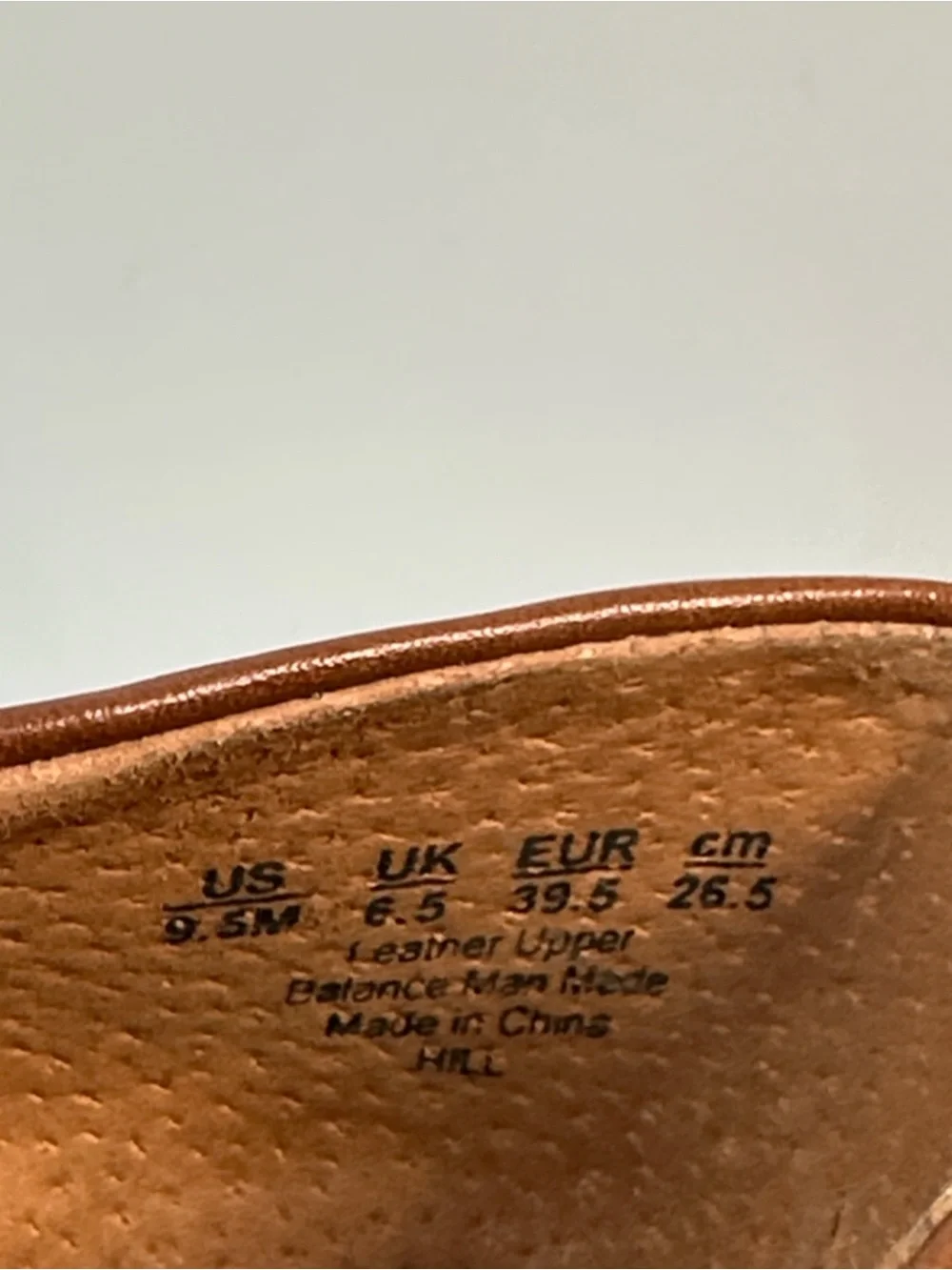 Zodiac Hill Leather Flats in Cognac Size 9.5